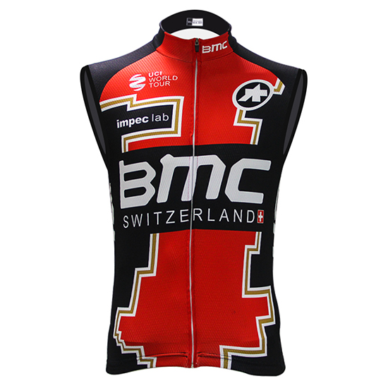 Gilet antivento BMC 2017 rosso